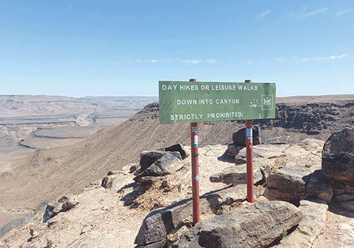 Fish River Canyon hike a must for the nature lover