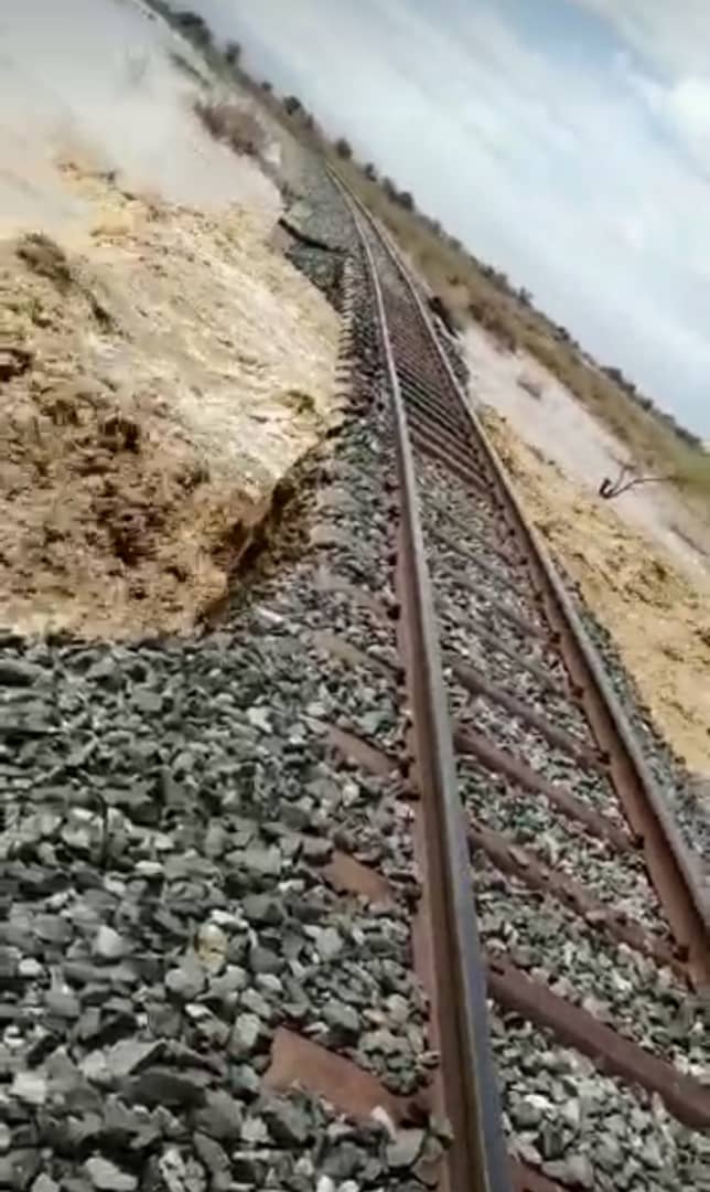 Heavy rain causes rail disruption
