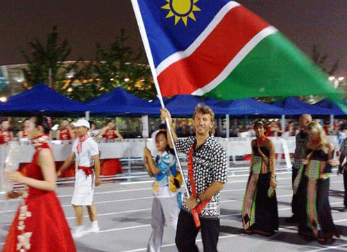 Namibia’s Olympic flagbearers share their experiences