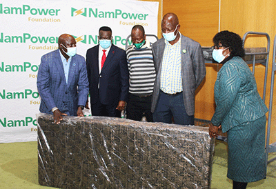 NamPower Foundation donates beds to hostels