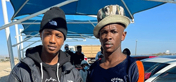Nalebrity - Manxebe hangs out with Emtee