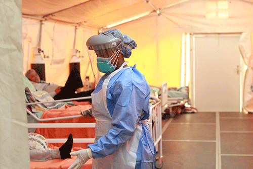 Windhoek suspends hospital referrals ...as military deploys clinic to battle covid