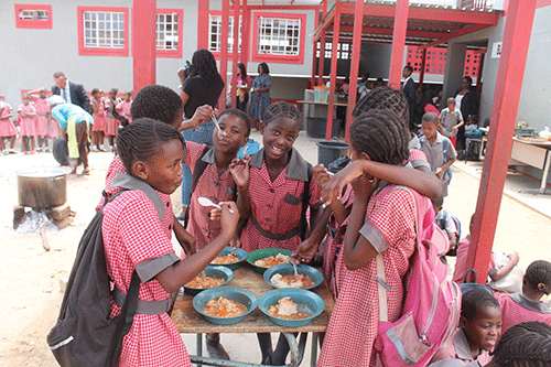 Oshana feeds 38 000 pupils