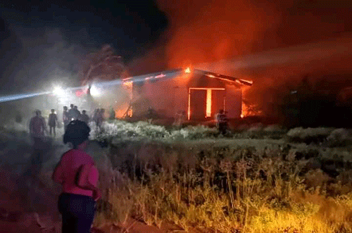 Teaching continues at school gutted by fire