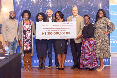 NPTH receives N$572 million in dividends from subsidiaries