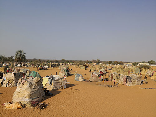 Etunda migrant camp bursting at the seam