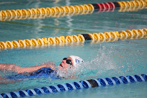 Swimmers break seven records