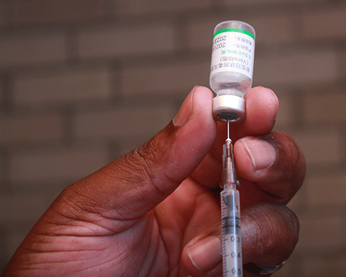 Vaccine doses go to waste…as uptake slows around country