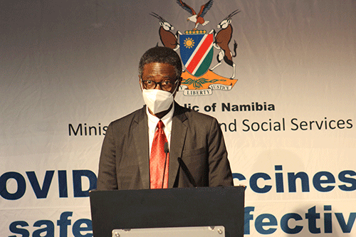 Namibia needs to vaccinate 10 000 people per day… averages 1 700