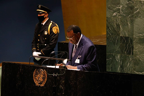 ‘Global peace at stake’… Geingob rails against inequality at UN