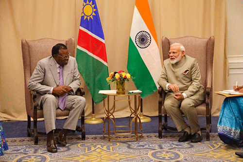 Geingob hails Namibia, India’s strong bond