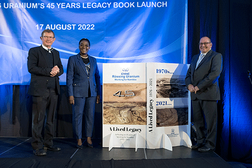 Rössing launches 45 years’ legacy book