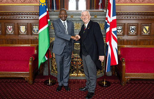 Speaker appeals for strengthened ties with UK parly