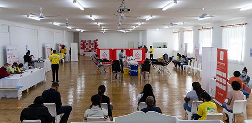 Congregants rally to donate blood