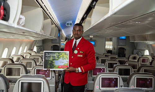 Kenya Airways goes green on Sustainable Flight Challenge