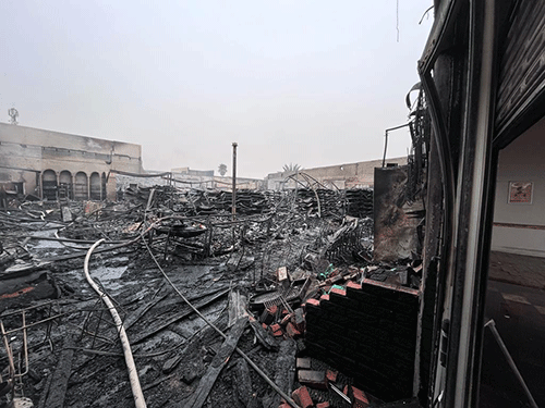 Shopping complex suffers N$25m fire loss