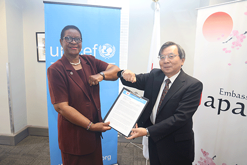 Japan aids Unicef with N$24m for vaccines