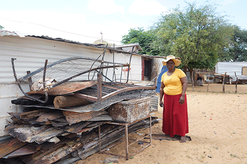 Family destitute after house burns down