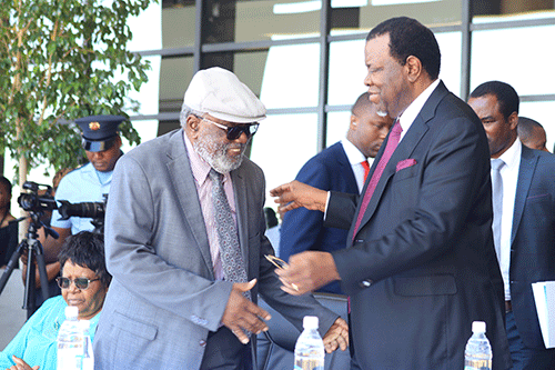 ‘Old’ Pohamba basks in gratitude …as home affairs building is named after him