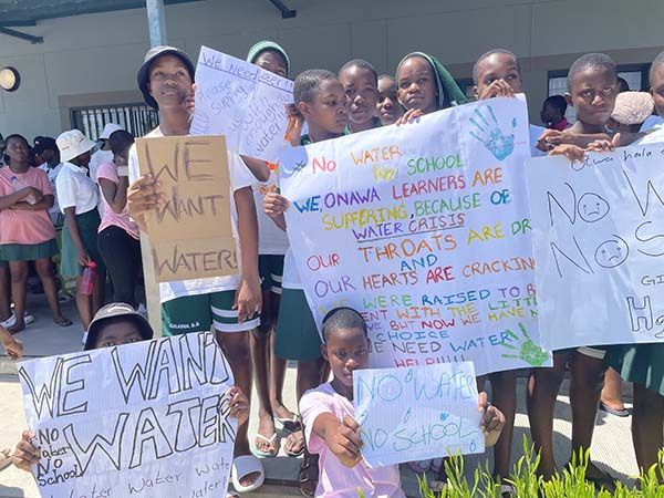 Learners frustrated at Onawa water crisis