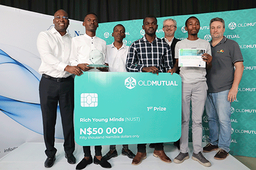 Talented young stock traders celebrated