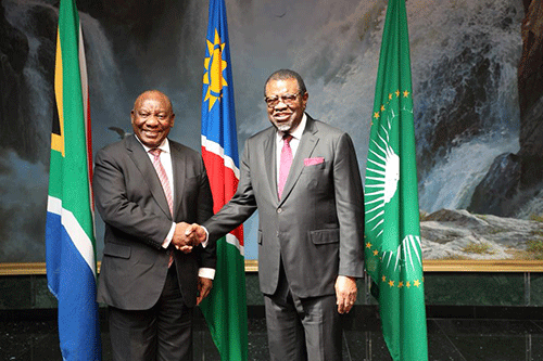 Namibia, SA share vision for peace