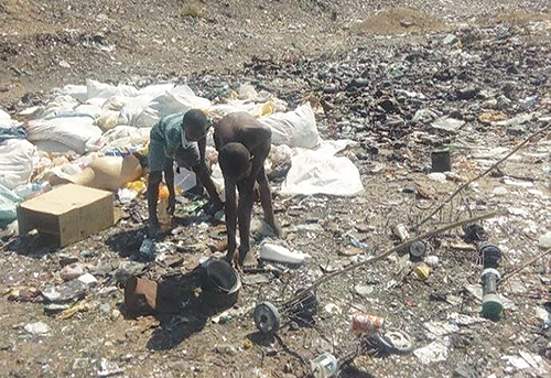 Okakarara residents scavenge dumpsite for survival