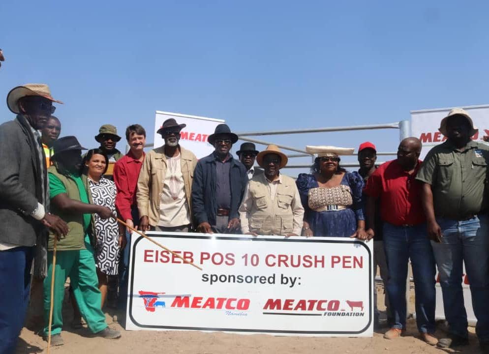 Meatco donates auction facility to Eiseb farmers