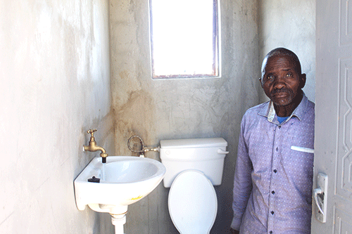 Mariental municipality constructs toilets for pensioners