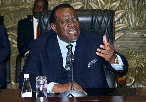 Geingob condemns German colonialism in Namibia 