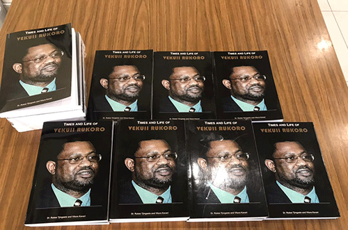 ‘Times and Life of Vekuii Rukoro’ book launched
