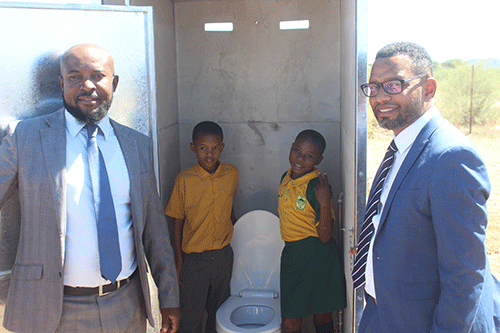 Debmarine donates locally-manufactured toilets