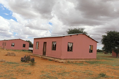 San houses abadonned in Omaheke