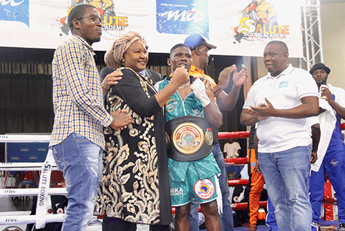 Nghutenanye: I am ready to take on the big guns…as he successfully defends title