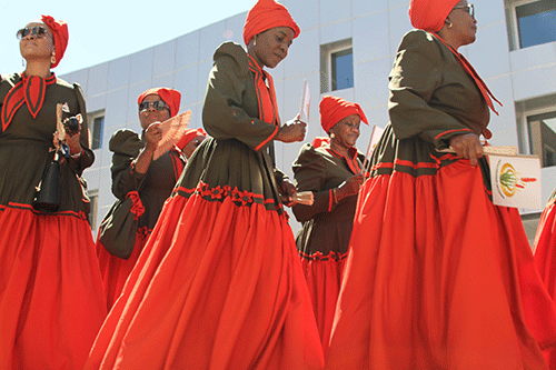 Damara taradi unveils unique traditional dress