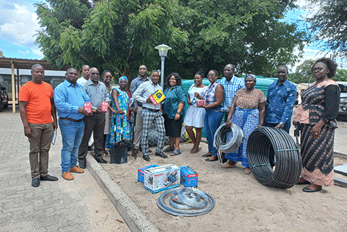 Zambezi region SMEs receive equipment