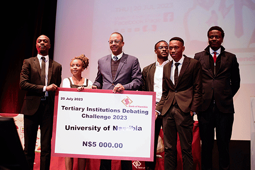 Nust triumphs in Bank of Namibia 2023 debating challenge