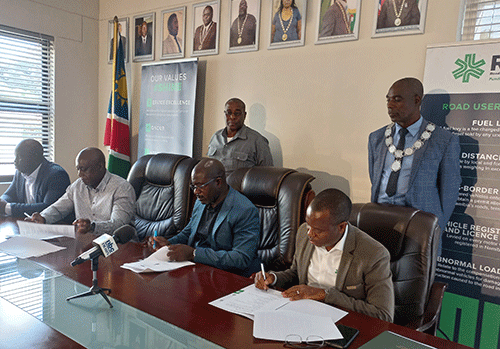 Katima signs agreement to fix roads