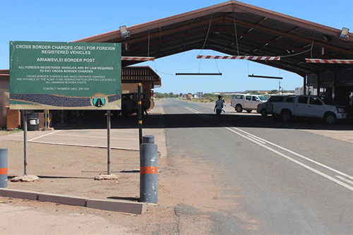 Travellers to SA urged to use Ariamsvlei-Nakop border post