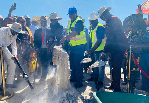 Omugulugwombashe road construction commences