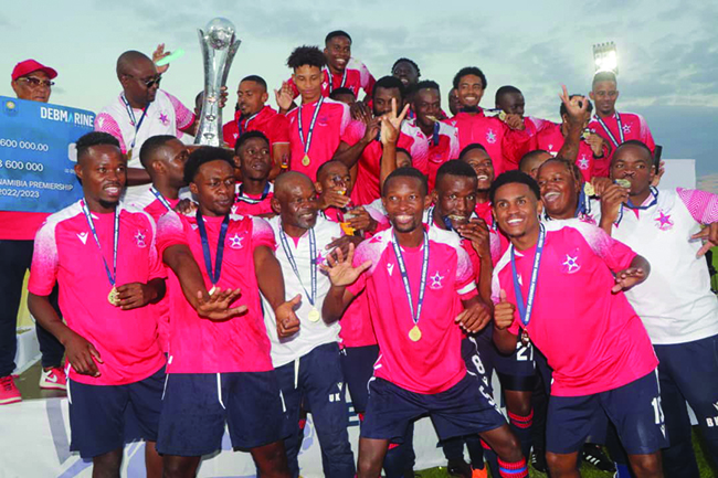 Stars lift Debmarine Premiership trophy… Black Africa, Eleven Arrows, Citizens relegated