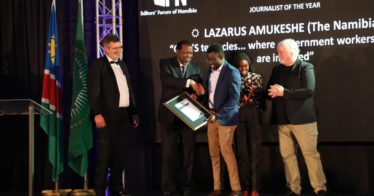 Amukeshe scoops top journalism award