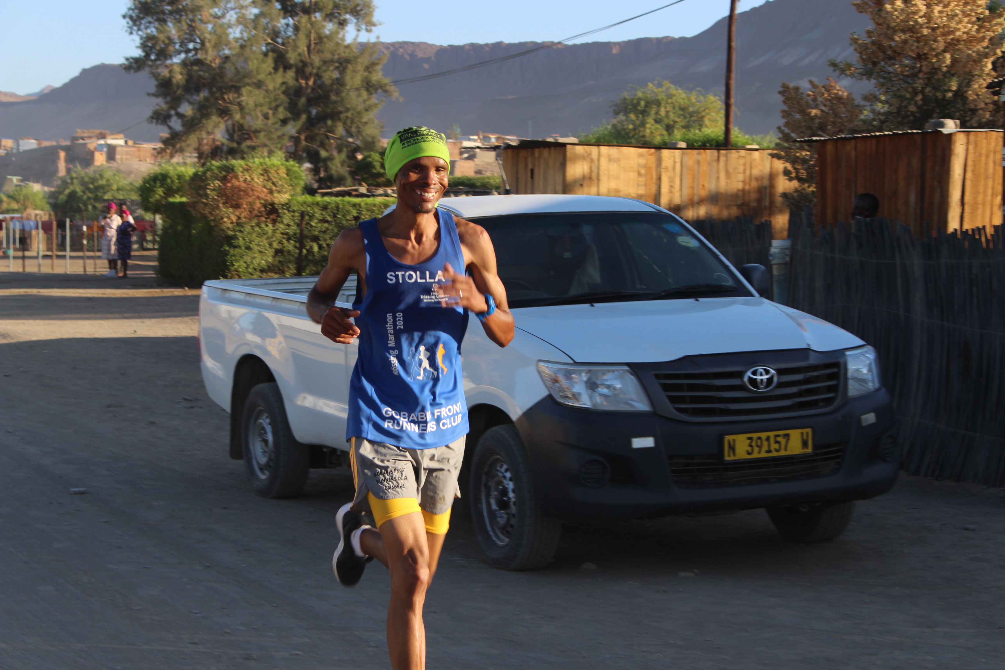 Kambwale wins annual marathon at Aussenkehr