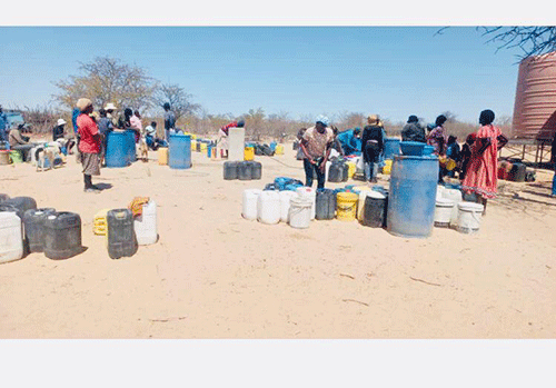 Drought forces community members to drink salty water