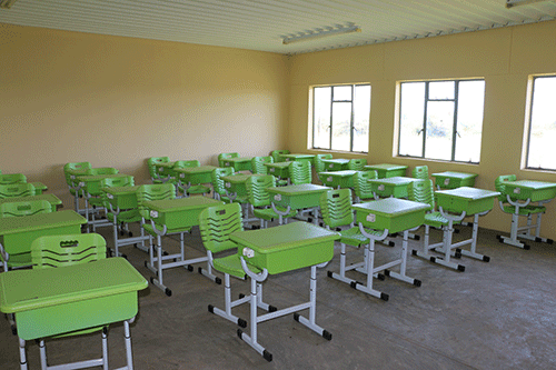 Etunda school 90% complete