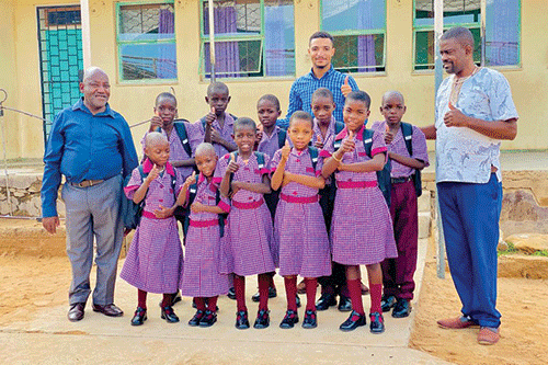 Fredericks’ foundation donates school uniforms