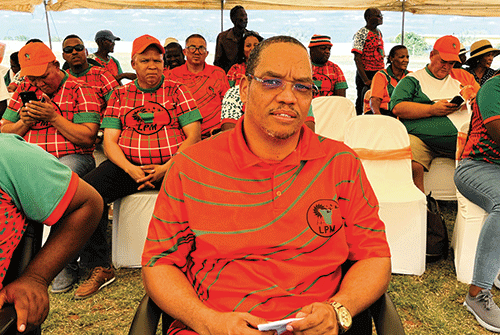 Swartbooi targets a Swapo defeat... as LPM launches 2024 elections’ campaign