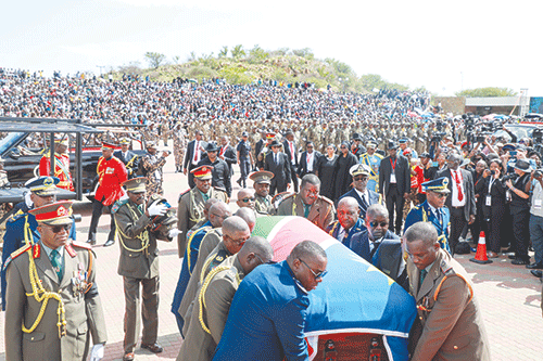 Geingob unites Namibia in death