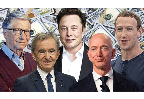 World’s five richest men doubled fortune since 2020: Oxfam