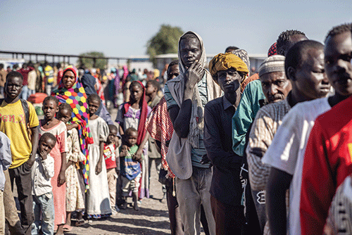 Sudanese refugees face gruelling overcrowded camps